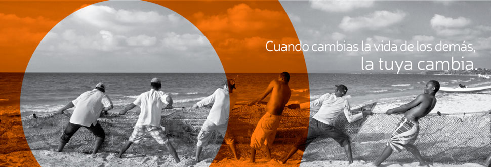 Banner Trabaje con Nosotros: cuando cambias la vida de los demás, la tuya cambia