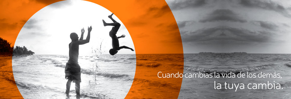 Banner Nuestra Cultura: cuando cambias la vida de los demás, la tuya cambia